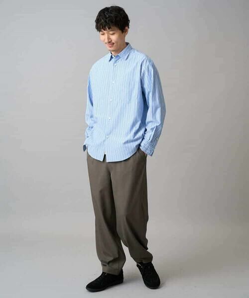 a.v.v / アー・ヴェ・ヴェ シャツ・ブラウス | 【洗濯機で洗える/毛玉になりにくい】ワイドストレッチストライプシャツ | 詳細15