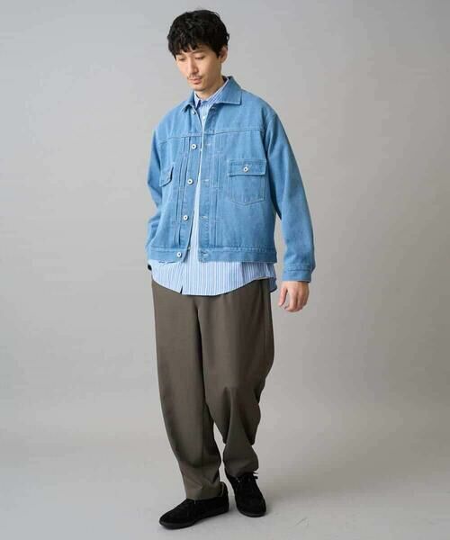 a.v.v / アー・ヴェ・ヴェ シャツ・ブラウス | 【洗濯機で洗える/毛玉になりにくい】ワイドストレッチストライプシャツ | 詳細17