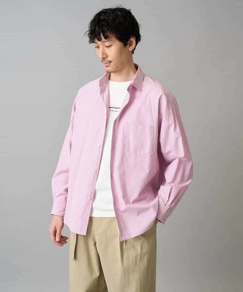 a.v.v / アー・ヴェ・ヴェ シャツ・ブラウス | 【洗濯機で洗える/毛玉になりにくい】ワイドストレッチストライプシャツ | 詳細20