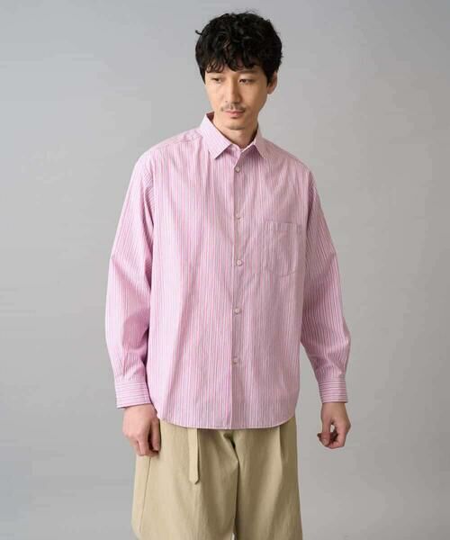 a.v.v / アー・ヴェ・ヴェ シャツ・ブラウス | 【洗濯機で洗える/毛玉になりにくい】ワイドストレッチストライプシャツ | 詳細29