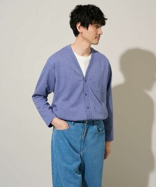 a.v.v / アー・ヴェ・ヴェ カーディガン・ボレロ | 【イージーケア/洗濯機で洗える/毛玉になりにくい】ガーターカーディガン | 詳細1