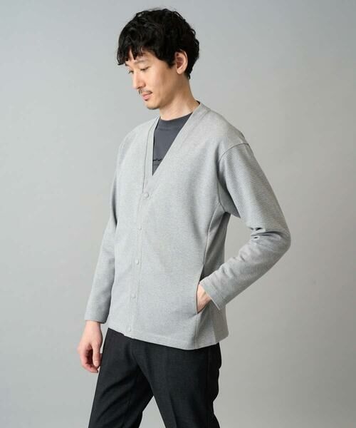 a.v.v / アー・ヴェ・ヴェ カーディガン・ボレロ | 【イージーケア/洗濯機で洗える/毛玉になりにくい】ガーターカーディガン | 詳細18