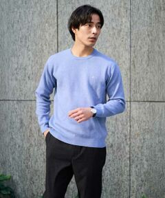 a.v.v / アー・ヴェ・ヴェ ニット・セーター | 【洗濯機で洗える】ジャカードクルーネックニット