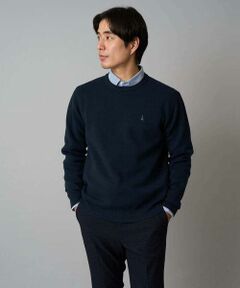 a.v.v / アー・ヴェ・ヴェ ニット・セーター | 【洗濯機で洗える】ジャカードクルーネックニット