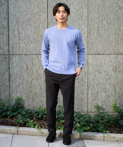 a.v.v / アー・ヴェ・ヴェ ニット・セーター | 【洗濯機で洗える】ジャカードクルーネックニット | 詳細7