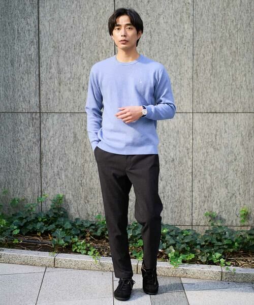 a.v.v / アー・ヴェ・ヴェ ニット・セーター | 【洗濯機で洗える】ジャカードクルーネックニット | 詳細8