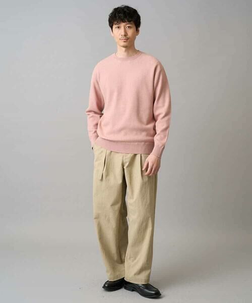 a.v.v / アー・ヴェ・ヴェ ニット・セーター | 【洗濯機で洗える】タックメッシュクルーネックニット | 詳細1