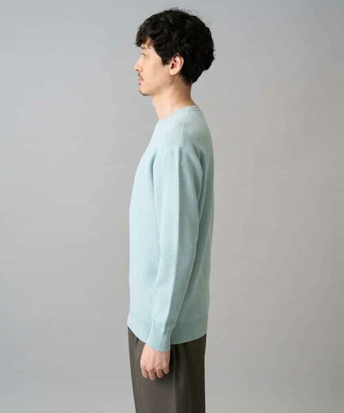 a.v.v / アー・ヴェ・ヴェ ニット・セーター | 【洗濯機で洗える】タックメッシュクルーネックニット | 詳細12