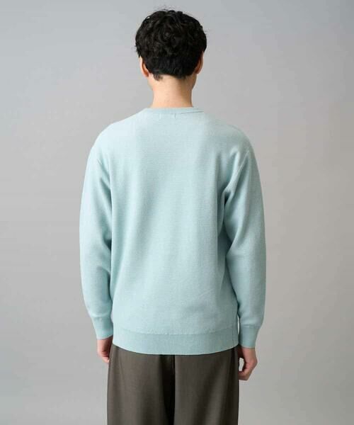 a.v.v / アー・ヴェ・ヴェ ニット・セーター | 【洗濯機で洗える】タックメッシュクルーネックニット | 詳細13