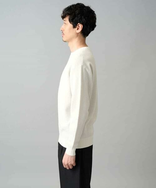 a.v.v / アー・ヴェ・ヴェ ニット・セーター | 【洗濯機で洗える】タックメッシュクルーネックニット | 詳細16