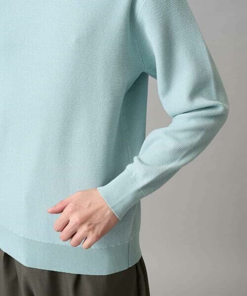 a.v.v / アー・ヴェ・ヴェ ニット・セーター | 【洗濯機で洗える】タックメッシュクルーネックニット | 詳細19
