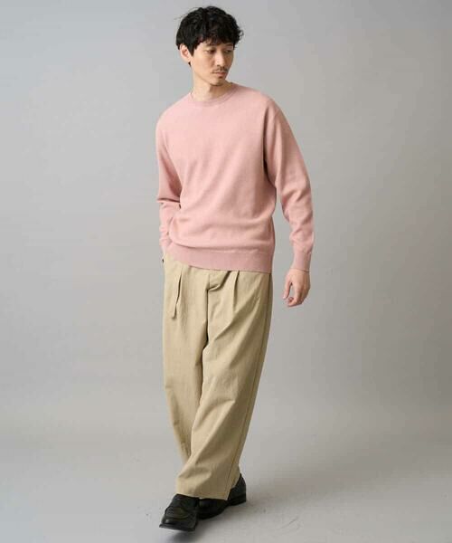 a.v.v / アー・ヴェ・ヴェ ニット・セーター | 【洗濯機で洗える】タックメッシュクルーネックニット | 詳細2
