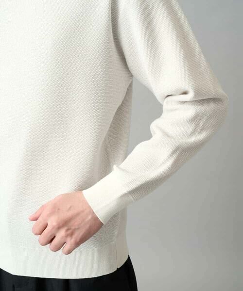 a.v.v / アー・ヴェ・ヴェ ニット・セーター | 【洗濯機で洗える】タックメッシュクルーネックニット | 詳細22