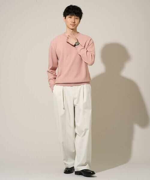 a.v.v / アー・ヴェ・ヴェ ニット・セーター | 【洗濯機で洗える】タックメッシュクルーネックニット | 詳細29