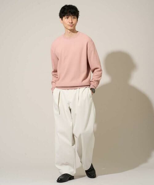 a.v.v / アー・ヴェ・ヴェ ニット・セーター | 【洗濯機で洗える】タックメッシュクルーネックニット | 詳細30