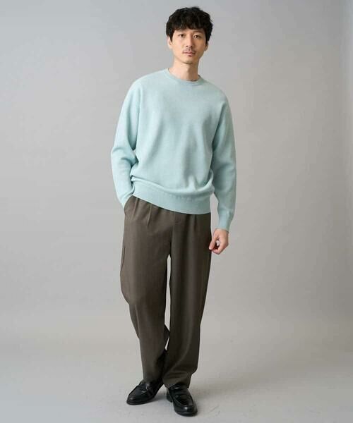 a.v.v / アー・ヴェ・ヴェ ニット・セーター | 【洗濯機で洗える】タックメッシュクルーネックニット | 詳細4