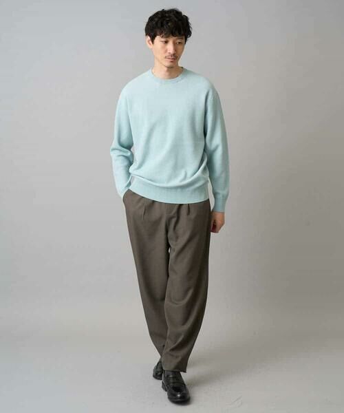 a.v.v / アー・ヴェ・ヴェ ニット・セーター | 【洗濯機で洗える】タックメッシュクルーネックニット | 詳細5