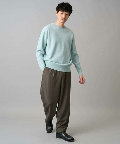 a.v.v / アー・ヴェ・ヴェ ニット・セーター | 【洗濯機で洗える】タックメッシュクルーネックニット | 詳細6