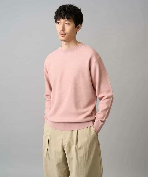 a.v.v / アー・ヴェ・ヴェ ニット・セーター | 【洗濯機で洗える】タックメッシュクルーネックニット | 詳細9