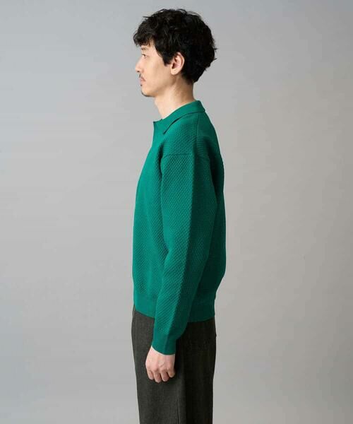 a.v.v / アー・ヴェ・ヴェ ニット・セーター | 【洗濯機で洗える】ポップコーンスキッパーニットポロ | 詳細11