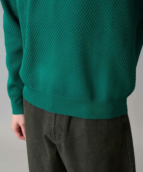 a.v.v / アー・ヴェ・ヴェ ニット・セーター | 【洗濯機で洗える】ポップコーンスキッパーニットポロ | 詳細15