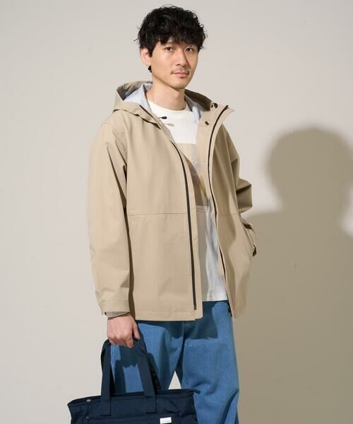 a.v.v / アー・ヴェ・ヴェ その他アウター | 【撥水・防風・花粉防止・ストレッチ】SORONAラミネートコーティングマウンテンパーカー | 詳細2