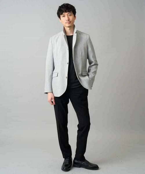 a.v.v / アー・ヴェ・ヴェ セットアップ | 【スマート/イージーケア/洗濯機で洗える/毛玉になりにくい/ストレッチ】ドライタッチメランジコンバーチブルジャケット | 詳細12