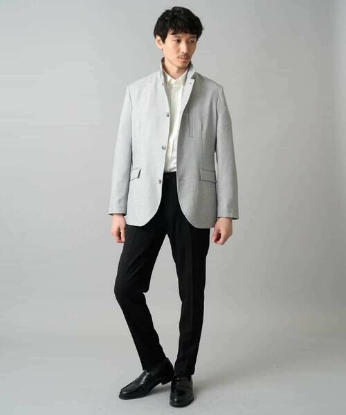 a.v.v / アー・ヴェ・ヴェ セットアップ | 【スマート/イージーケア/洗濯機で洗える/毛玉になりにくい/ストレッチ】ドライタッチメランジコンバーチブルジャケット | 詳細15