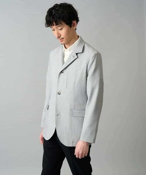 a.v.v / アー・ヴェ・ヴェ セットアップ | 【スマート/イージーケア/洗濯機で洗える/毛玉になりにくい/ストレッチ】ドライタッチメランジコンバーチブルジャケット | 詳細2