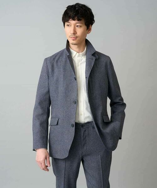 a.v.v / アー・ヴェ・ヴェ セットアップ | 【スマート/イージーケア/洗濯機で洗える/毛玉になりにくい/ストレッチ】ドライタッチメランジコンバーチブルジャケット | 詳細20