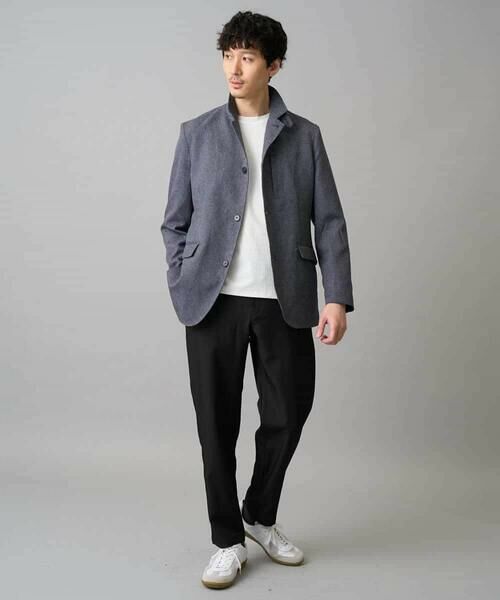 a.v.v / アー・ヴェ・ヴェ セットアップ | 【スマート/イージーケア/洗濯機で洗える/毛玉になりにくい/ストレッチ】ドライタッチメランジコンバーチブルジャケット | 詳細3