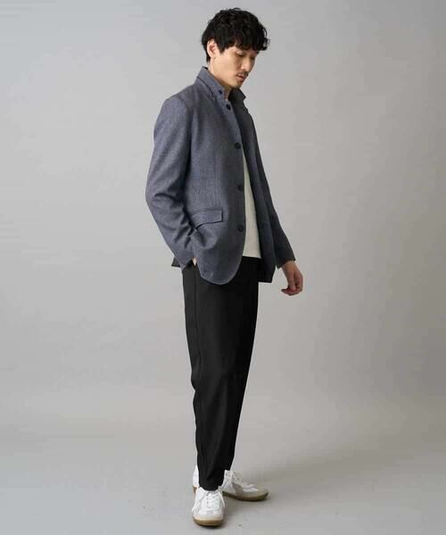 a.v.v / アー・ヴェ・ヴェ セットアップ | 【スマート/イージーケア/洗濯機で洗える/毛玉になりにくい/ストレッチ】ドライタッチメランジコンバーチブルジャケット | 詳細4