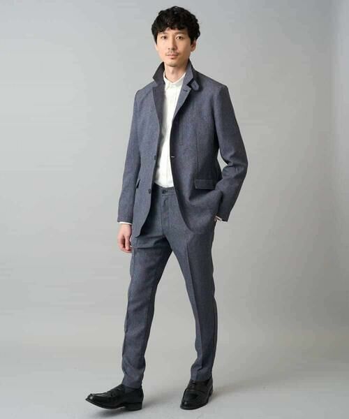 a.v.v / アー・ヴェ・ヴェ セットアップ | 【スマート/イージーケア/洗濯機で洗える/毛玉になりにくい/ストレッチ】ドライタッチメランジコンバーチブルジャケット | 詳細7