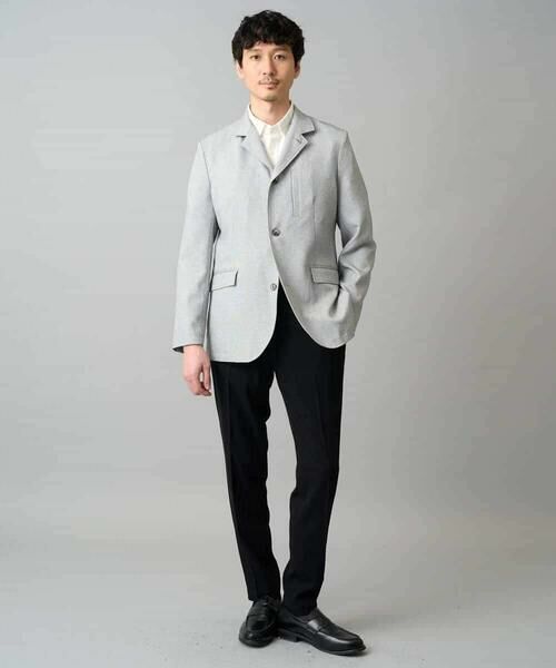 a.v.v / アー・ヴェ・ヴェ セットアップ | 【スマート/イージーケア/洗濯機で洗える/毛玉になりにくい/ストレッチ】ドライタッチメランジコンバーチブルジャケット | 詳細9