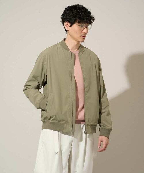 a.v.v / アー・ヴェ・ヴェ その他アウター | 【イージーケア/洗濯機で洗える/撥水/毛玉になりにくい/ストレッチ】ピケナイロンリブブルゾン | 詳細1