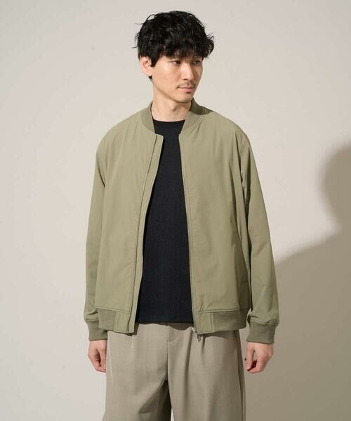 a.v.v / アー・ヴェ・ヴェ その他アウター | 【イージーケア/洗濯機で洗える/撥水/毛玉になりにくい/ストレッチ】ピケナイロンリブブルゾン | 詳細2