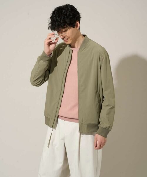 a.v.v / アー・ヴェ・ヴェ その他アウター | 【イージーケア/洗濯機で洗える/撥水/毛玉になりにくい/ストレッチ】ピケナイロンリブブルゾン | 詳細27