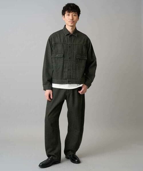 a.v.v / アー・ヴェ・ヴェ Gジャン・デニムジャケット | 【洗濯機で洗える】ワイドシルエットデニムジャケット | 詳細10