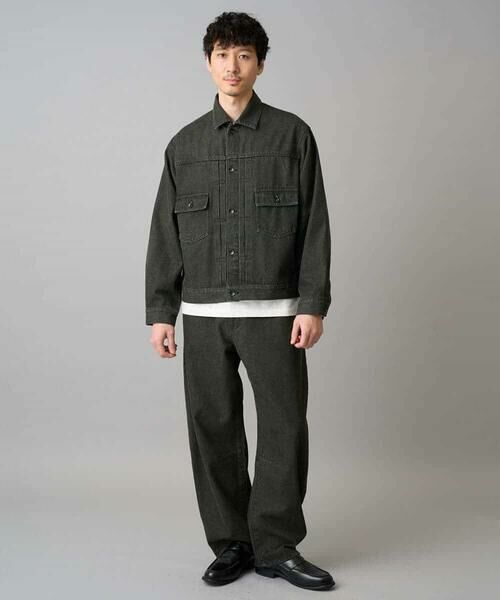 a.v.v / アー・ヴェ・ヴェ Gジャン・デニムジャケット | 【洗濯機で洗える】ワイドシルエットデニムジャケット | 詳細11