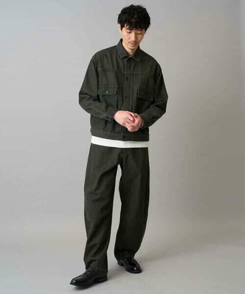 a.v.v / アー・ヴェ・ヴェ Gジャン・デニムジャケット | 【洗濯機で洗える】ワイドシルエットデニムジャケット | 詳細12