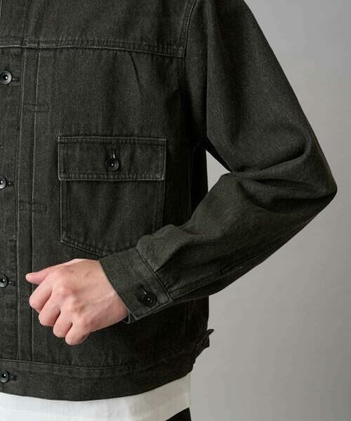a.v.v / アー・ヴェ・ヴェ Gジャン・デニムジャケット | 【洗濯機で洗える】ワイドシルエットデニムジャケット | 詳細25