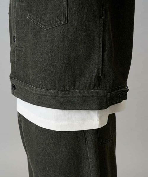 a.v.v / アー・ヴェ・ヴェ Gジャン・デニムジャケット | 【洗濯機で洗える】ワイドシルエットデニムジャケット | 詳細26