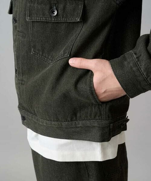 a.v.v / アー・ヴェ・ヴェ Gジャン・デニムジャケット | 【洗濯機で洗える】ワイドシルエットデニムジャケット | 詳細27