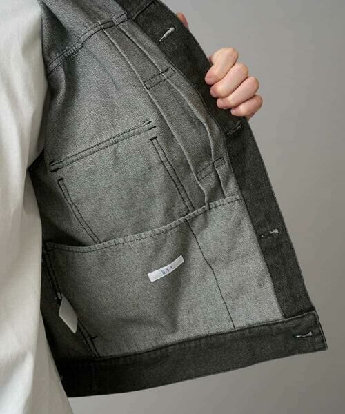 a.v.v / アー・ヴェ・ヴェ Gジャン・デニムジャケット | 【洗濯機で洗える】ワイドシルエットデニムジャケット | 詳細29