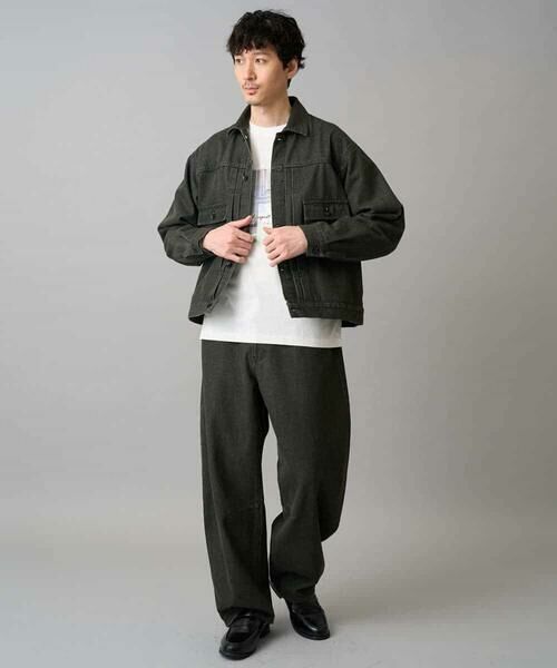 a.v.v / アー・ヴェ・ヴェ Gジャン・デニムジャケット | 【洗濯機で洗える】ワイドシルエットデニムジャケット | 詳細8