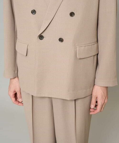 a.v.v / アー・ヴェ・ヴェ セットアップ | 【イージーケア/洗濯機で洗える/毛玉になりにくい/ストレッチ】メッシュストレッチダブルブレストジャケット | 詳細22