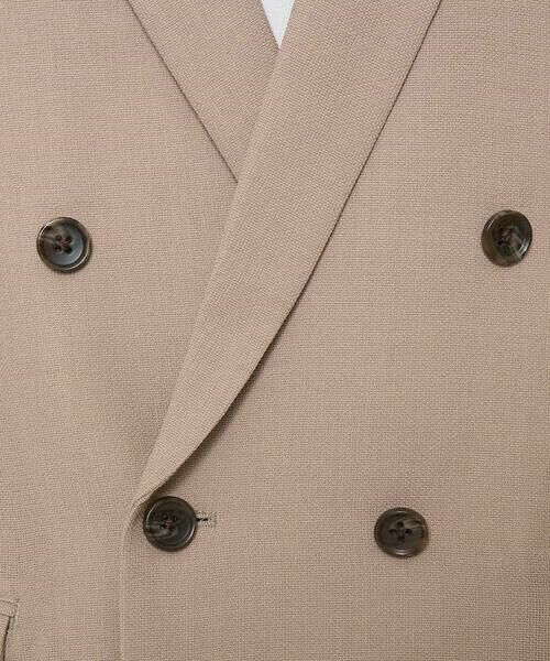 a.v.v / アー・ヴェ・ヴェ セットアップ | 【イージーケア/洗濯機で洗える/毛玉になりにくい/ストレッチ】メッシュストレッチダブルブレストジャケット | 詳細25