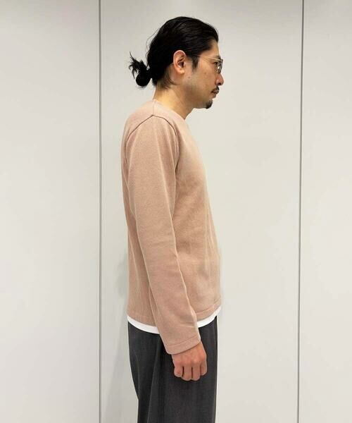 a.v.v / アー・ヴェ・ヴェ カットソー | 【イージーケア/洗濯機で洗える】畔裏起毛フェイクレイヤードカットソー | 詳細2