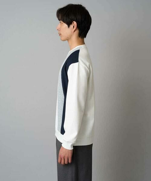 a.v.v / アー・ヴェ・ヴェ スウェット | 【イージーケア/洗濯機で洗える】フクレジャカード縦切替プルオーバー | 詳細5