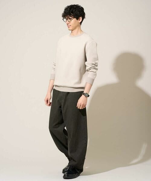 a.v.v / アー・ヴェ・ヴェ カットソー | 【イージーケア/洗濯機で洗える/毛玉になりにくい/ストレッチ】サッカーダンボールプルオーバー | 詳細30